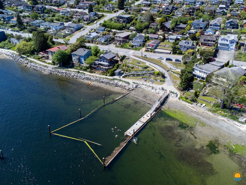 Armours Beach in Gibsons on BC's Sunshine Coast