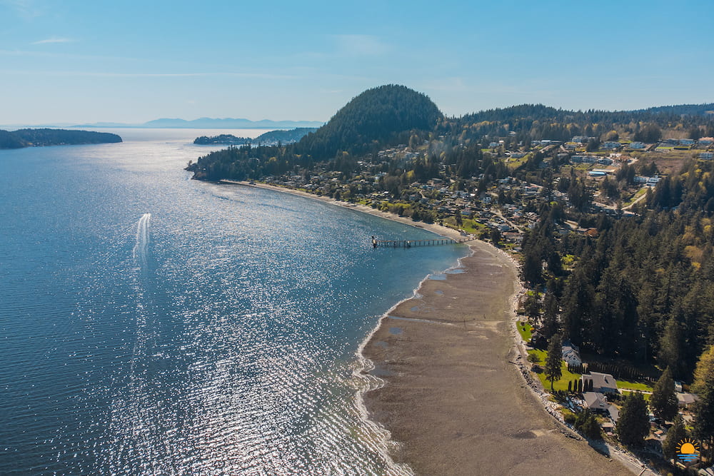 Hopkins Landing near Gibsons on the Sunshine Coast, BC